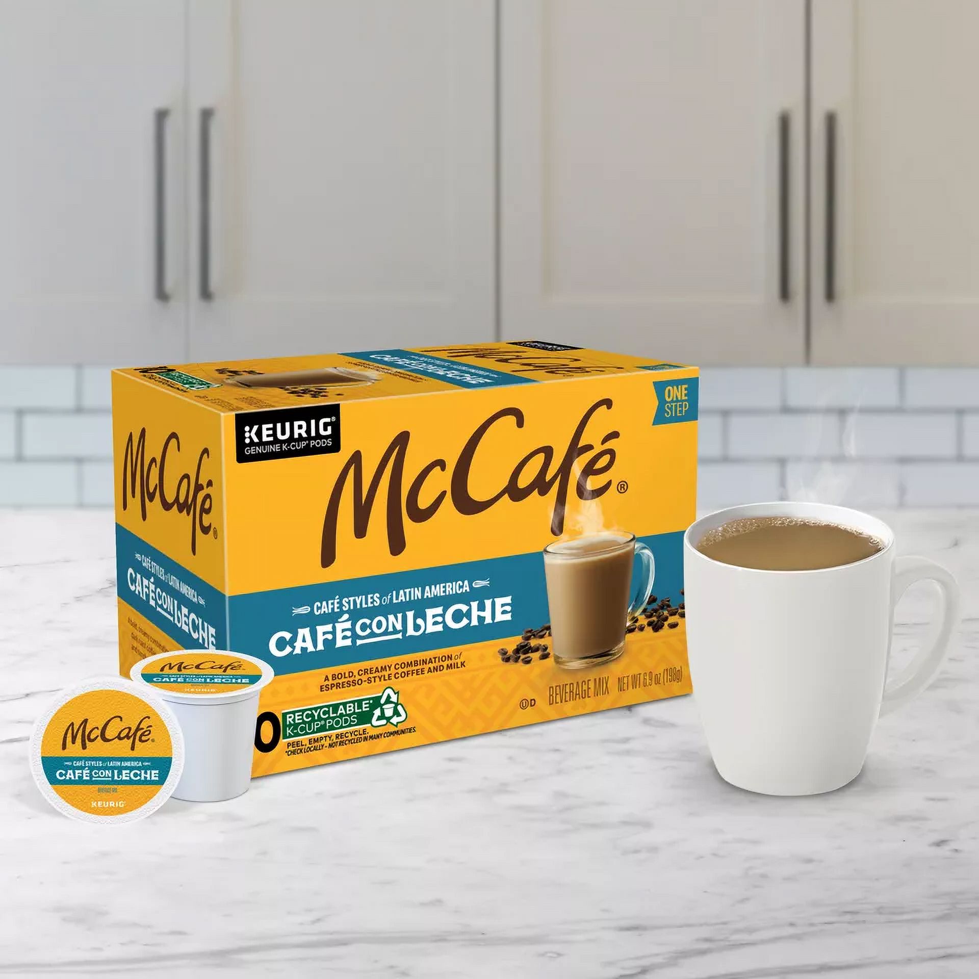 McCafé Café Styles of Latin America Café con Leche, K-Cups, 80 Count