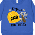 thumbnail image 3 of Inktastic Its My 2nd Birthday with Construction Tools Toddler Sweatshirt, 3 of 4