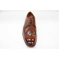 thumbnail image 3 of Men's Stacy Adams Cognac Asher Leather Lace Up Dress Shoes 25653, 3 of 8