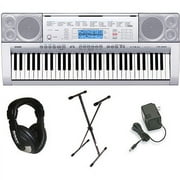 Casio CTK-4000 Premium Keyboard Pack with Power Supply, Keyboard Stand and Professional Closed Cup Stereo Headphones
