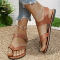 thumbnail image 5 of YOUYEDIAN Women's Sandals Summer Slip on Beach Comfortable Slippers Non Slip Casual Orthopedic Flat Shoes (Brown), 5 of 5