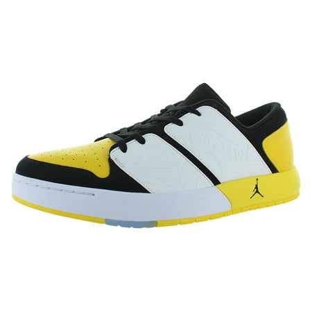 Nike Jordan NU Retro 1 Low Mens Shoes Size 9, Color: Black/White/Tour Yellow