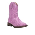 thumbnail image 2 of Roper Girls Glitter Galore Square Toe Cowboy   Mid Calf Boots, 2 of 5