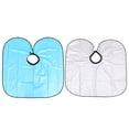 thumbnail image 1 of LOLIPPYY 2Set Hairdressing Cape for Dye Perm 90x89cm Blue Grey, 1 of 5