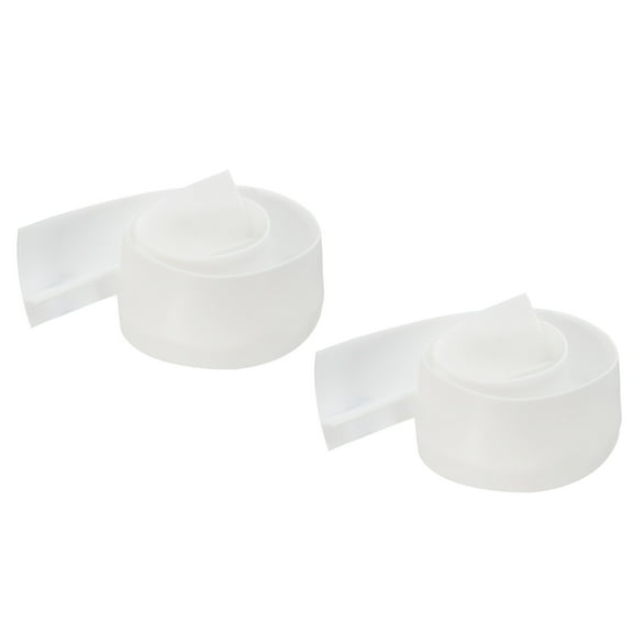 25inch Length Silicone Stove Gap Cover Gap Filler Between Stove and Counter White 2Pack