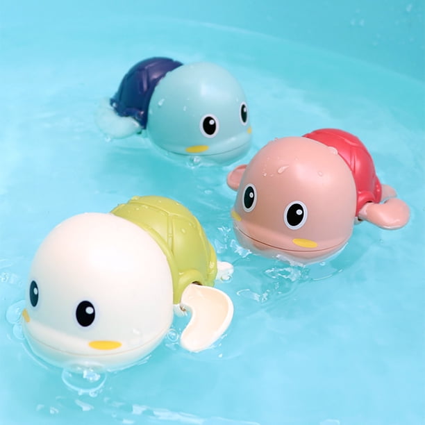 Xihbxyly Las Mejores Ofertas de Hoy Nuevo Juguete para Bañera de Bebé, Piscina, Bañera, Lindos Juguetes de Baño de Tortuga
