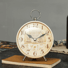 SAYTAY Bedroom Alarm Clock, Metal Alarm Clock , Student Home Decoration Desktop Clock