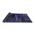 thumbnail image 2 of Ahgly Company Indoor Square Oriental Blue Modern Area Rugs, 8' Square, 2 of 4