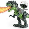 thumbnail image 4 of Remote Control Dinosaur Toy  RC Electronic Walking Tyrannosaurus Rex with Flame Jet Roaring Spawn  T-Rex Robot Toys Gift for Kids, 4 of 10