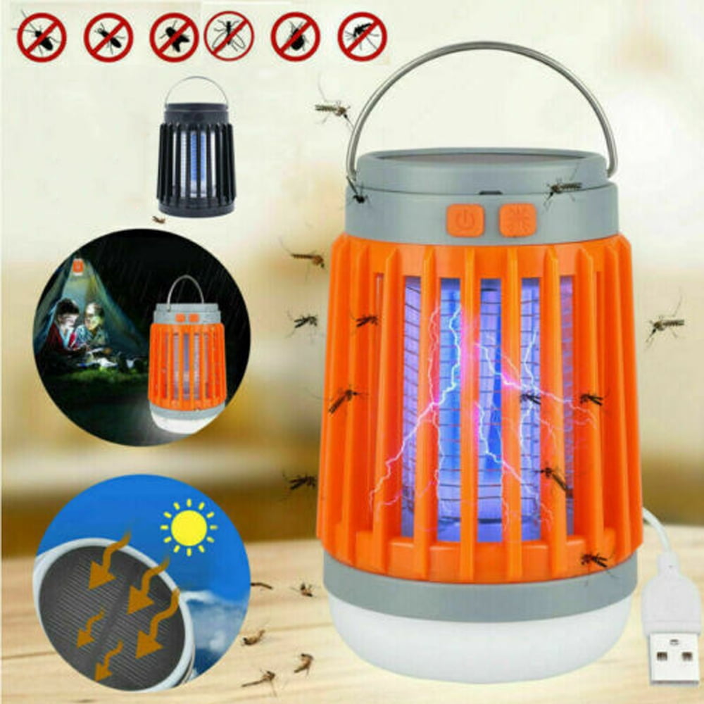 Bug Zapper Outdoor, Solar Mosquito Zapper SelfCleaning Mosquito Trap