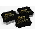 thumbnail image 4 of Inkdotpot Merry Christmas Bottle Tag Real Gold Foil Favor Bracket Shape Hang Tags Pack Of 50, 4 of 7