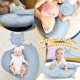 thumbnail image 5 of Almohada de lactancia El juego de almohadillas de lactancia suaves incluye almohadas de lactancia con piezas de correa de cintura ajustable Almohadillas de lactancia Reutilizables Esenciales posp, 5 of 5
