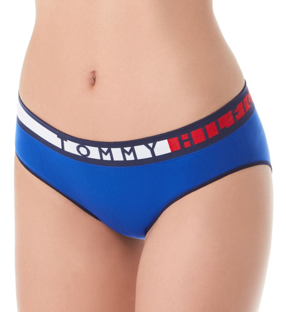 Tommy Hilfiger Surf The Web Seamless Thong Underwear Panty  Large 