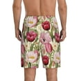 thumbnail image 6 of KLL Tulips Flowers for Men's 1-Pack Shorts,Sleep Pajama Shorts for Men Soft Pj Shorts Men's Pajama Bottoms Sleepwear -XX-Large, 6 of 7