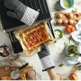 thumbnail image 3 of KitchenAid Albany Oven Mitt 2-Pack Set, Charcoal Grey, 7"x13", 3 of 5