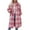 Red, variant on Herrnalise Womens Flannel Shacket Jacket Casual Plaid Wool Blend Button Down Long Sleeve Shirt Fall Clothes Outfits 2024 Red,S