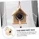 thumbnail image 4 of 1 piece wooden parrot nest birdhouse for breeding, protective shelter for budgies and other pet birds, cage accessory, 4 of 5