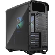 Fractal Design Torrent Compact RGB Light Tempered Glass E-ATX Mid-Tower Computer Case, Black