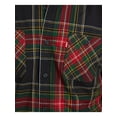 thumbnail image 3 of Levi's Mens Malden Plaid Pocket Button-Down Shirt Black XL, 3 of 3