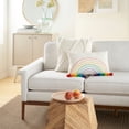 thumbnail image 2 of Mina Victory Plushlines Cotton Rainbow With Tassel Throw Pillow in Multi-Color, 2 of 5