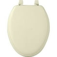 thumbnail image 2 of Achim Fantasia 19" Soft Elongated Vinyl Toilet Seat, Elongated, Off White, 2 of 4