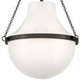 thumbnail image 6 of Hinkley Lighting 46891HZ Collins 15" Wide Semi-Flush Ceiling Fixture - Bronze, 6 of 7
