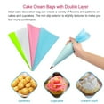 thumbnail image 3 of relayinert Cake Cream Bags Double Layer Easy Cleaning DIY Handicrafts Pastry Bag Easy to Use Flower Squeezing Sack Decorating Tool Type 9 1Set, 3 of 6