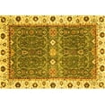 thumbnail image 1 of Ahgly Company Indoor Rectangle Oriental Yellow Traditional Area Rugs, 2' x 4', 1 of 4
