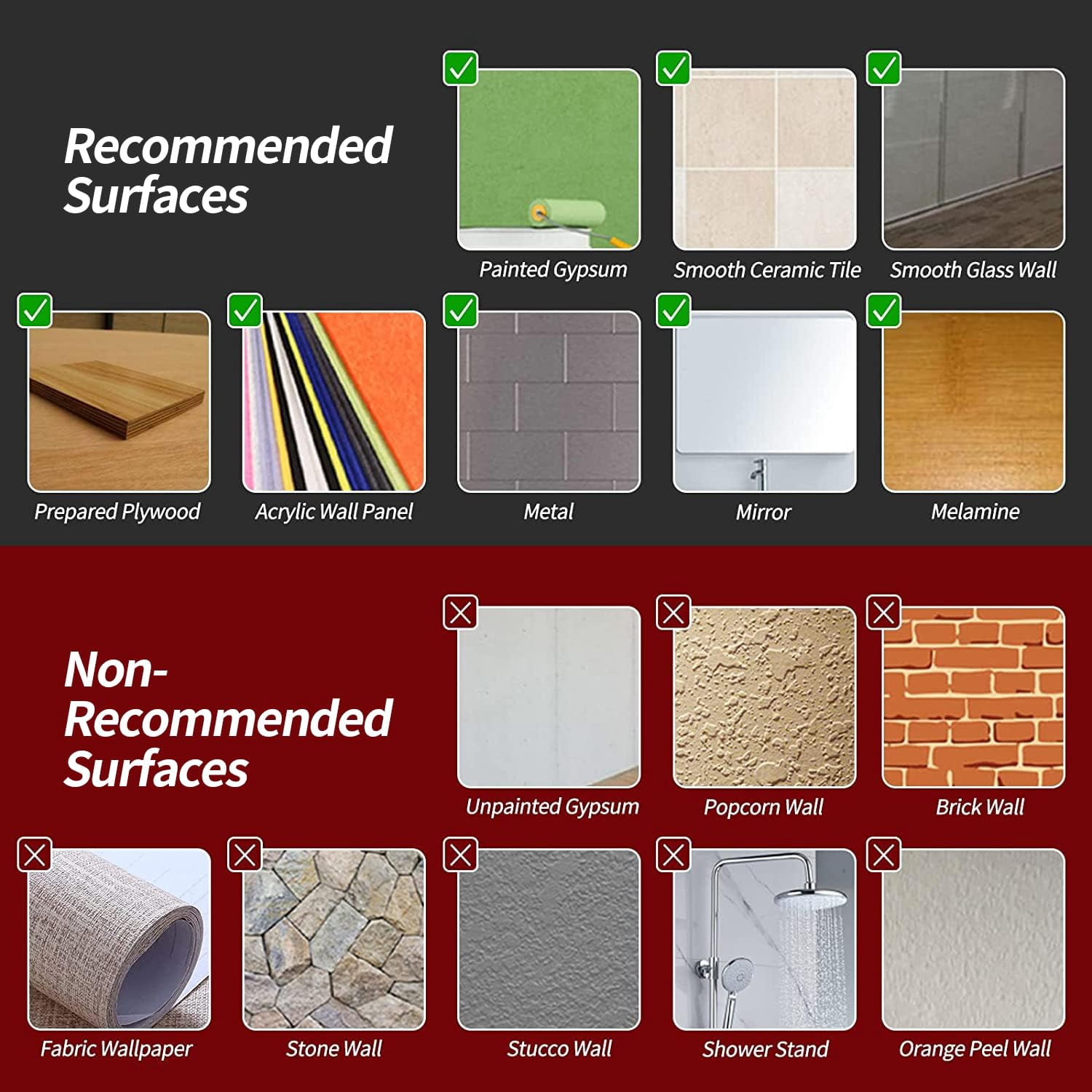 10-sheet Peel And Stick Backsplash Pvc Wall Tile  Stickon For Kitchen Backplash Bathroom Vanities Fireplace Decor Laundry Table Stair Decals In Spruce Grey Rustic Plastic-sheets