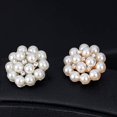 thumbnail image 2 of CUITING Flower Rhinestone Imitation Pearl Brooch  Wedding Bouquet Decor, 2 of 7