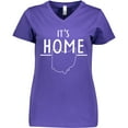 thumbnail image 3 of Inktastic It's Home- State of Ohio outline Women's V-Neck T-Shirt, 3 of 5