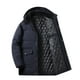 thumbnail image 4 of Puntoco Chaqueta De Invierno Para Hombre, De Color Liso, Con Manga Larga, Con Cremallera, Bolsillo, Botón Y Terciopelo Grueso, Cálida, 4 of 5