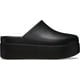 thumbnail image 5 of Zapatos Crocs Dylan, modelo Mule, plataforma, para mujer, color negro, talla 10 de ancho, 5 of 6