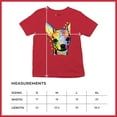 thumbnail image 5 of Tee Hunt Dean Russo Cute Chihuahua Youth T-Shirt Neon Colorful Dog Kids, Red, X-Large, 5 of 5