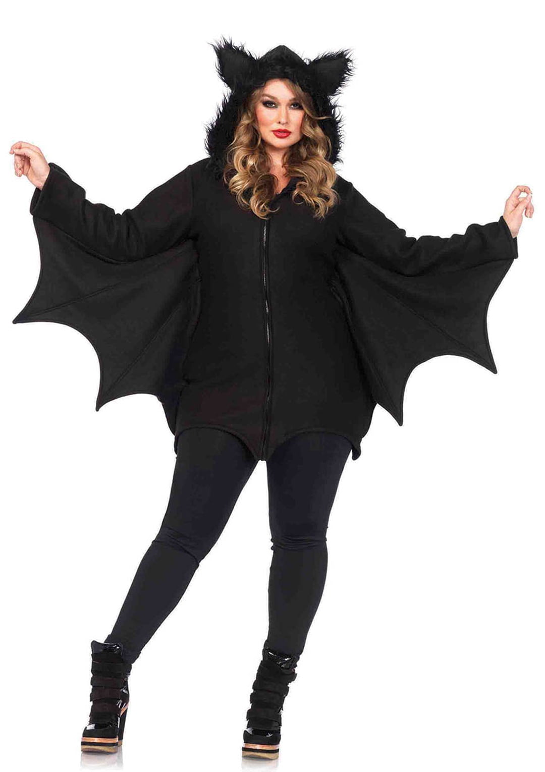 Plus-Size Cozy Bat Halloween Costume ...