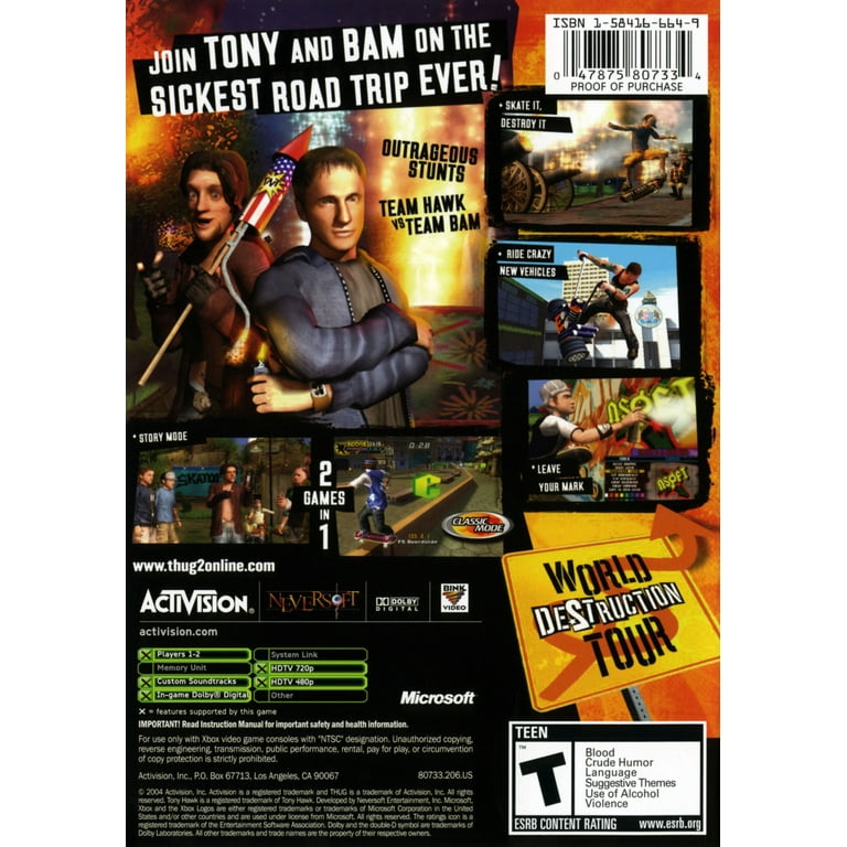  Tony Hawk's Underground - Xbox : Artist Not Provided