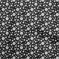 thumbnail image 1 of oneOone Cotton Cambric Black Fabric Floral Ditsy Silhouette Quilting Supplies Print Sewing Fabric By The Yard 56 Inch Wide, 1 of 4