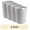 Grey, variant on Mainstays Basic Plastic 2.64 Gallon Grey Bathroom Trash Can