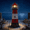 Red, variant on Lumiartisan 12.8" Solar Lighthouse Statue, Red Resin Outdoor Garden Decor with LED Light