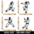 thumbnail image 2 of Martial Arts Stances Karate Taekwondo Kung Fu Rubber Stamp Set for Scrapbooking Crafting Stamping - Large 1-1/4 Inch, 2 of 7