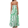 thumbnail image 5 of Mevireiy Women Strapless Tube Dress Abstract Printed Flowy Off Shoulder Y2K Beach Bandeau Dresses, 5 of 8