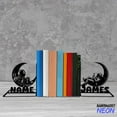 thumbnail image 4 of Handmadetneonsign Astronaut Metal Bookends, Astronaut Name Bookend, Astronaut Moon Table Bookshelf Decor 80224, 4 of 4