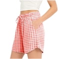 thumbnail image 3 of MLCDZ Women's Pajama Bottoms Sleeping Patterned Shorts Soft Lounge Casual Elastic Waist Drawstring Yoga Gym Running Short Pants with Pockets, 3 of 8