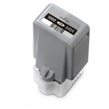 PrinterDash Compatible Replacement for ImagePROGRAF PRO 1000 Matte Black Pigment Wide Format Replacement (80ML) (PFI-1000MBK)