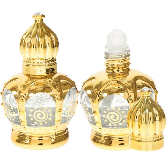2Pcs Essential Oil Bottle Perfume Roller Bottles Roll On Bottle Glass Roller Bottles Empty Bottles