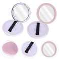 thumbnail image 4 of CIMAXIC 2pcs 5g Portable Empty Loose Powder Box Makeup Case Cosmetic Powder Case,2.95"X2.95"X0.59", 4 of 5