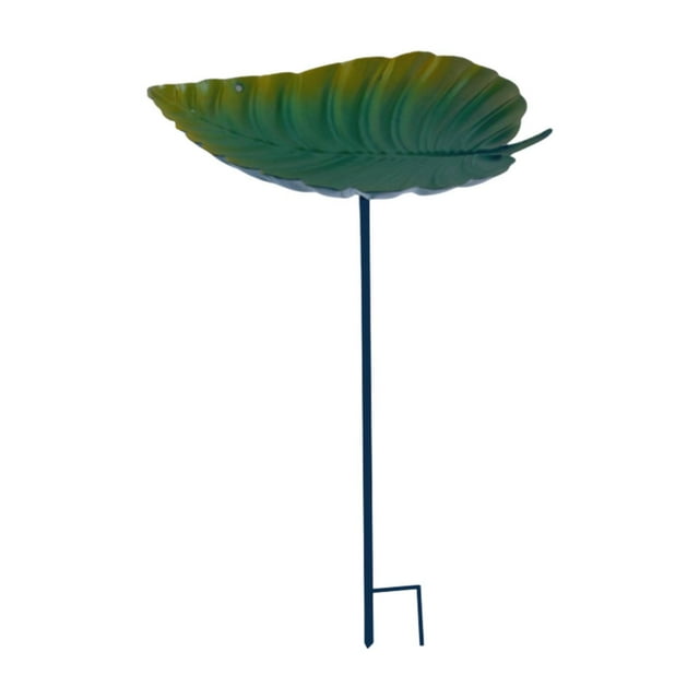Aleder de aves Baño de pájaro Baño de pájaros con estaca de jardín Regalo desmontable Baths para pájaros para al aire libre para patio patio patio