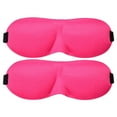thumbnail image 2 of SPRING PARK 2Pcs Lightweight Blackout Eye Mask for Sleeping with Adjustable Strap, Comfortable & Soft Night Blindfold for Women Men, 2 of 7