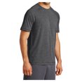thumbnail image 4 of Mens Tri-Blend Wicking Polyester/Cotton/Rayon Raglan Tee Dark Grey Heather X-Large, 4 of 6