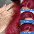 thumbnail image 4 of Short Bob Wigs Straight Human Hair 13x4 Lace Front Human Hair Wig Bone Straight Wig, 4 of 7